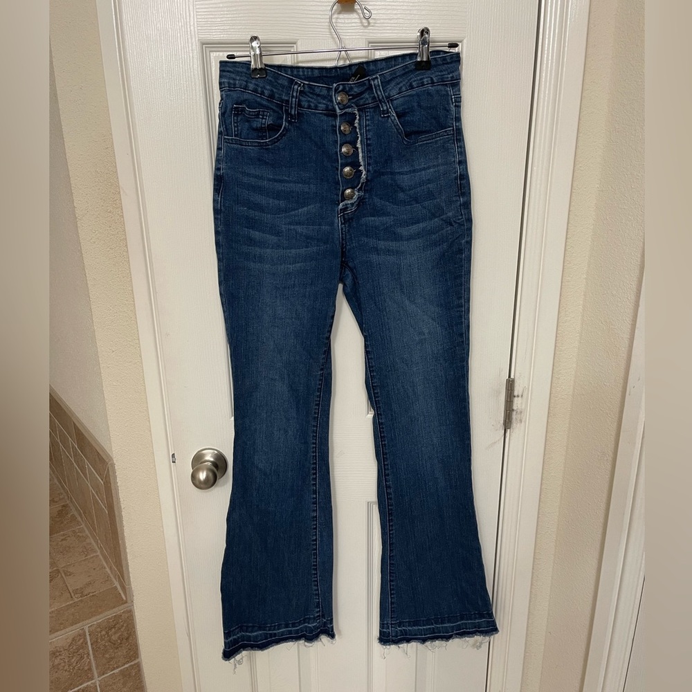 Crazy train button fly jeans sz 9/29